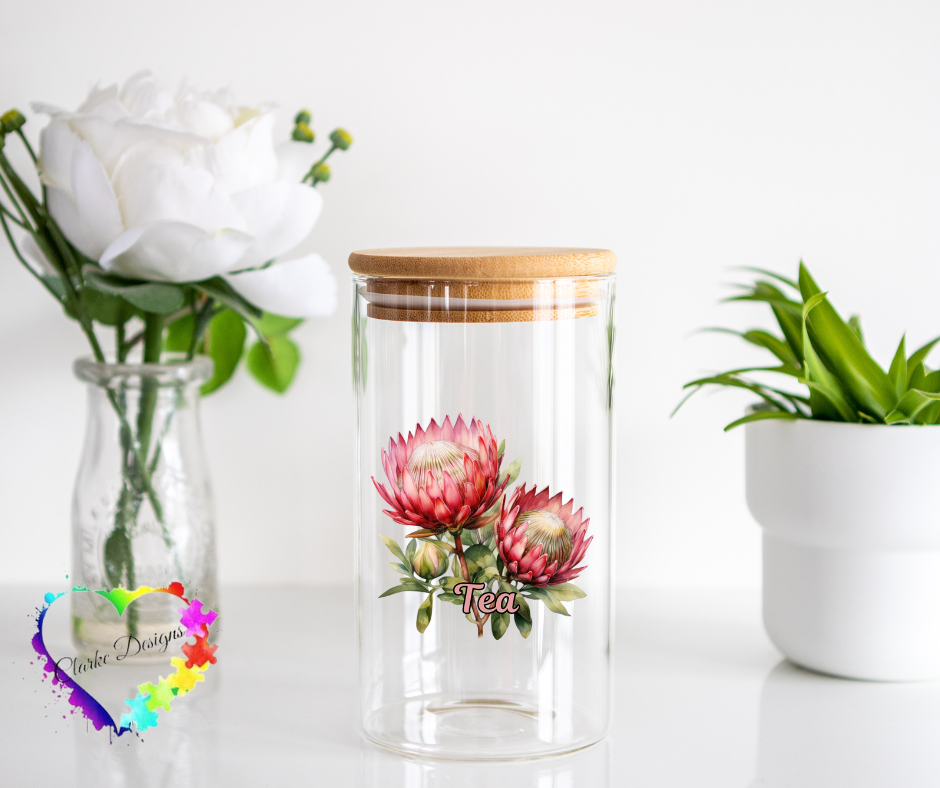 Protea Canister Decals