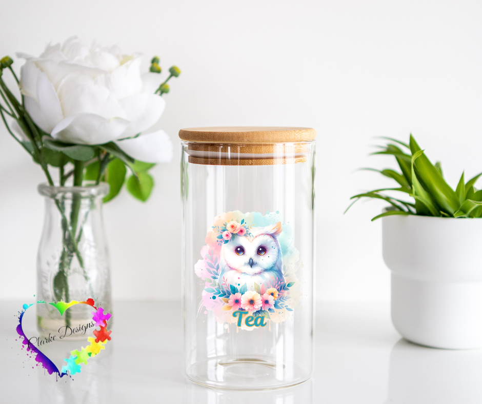 Owls Canister Decals