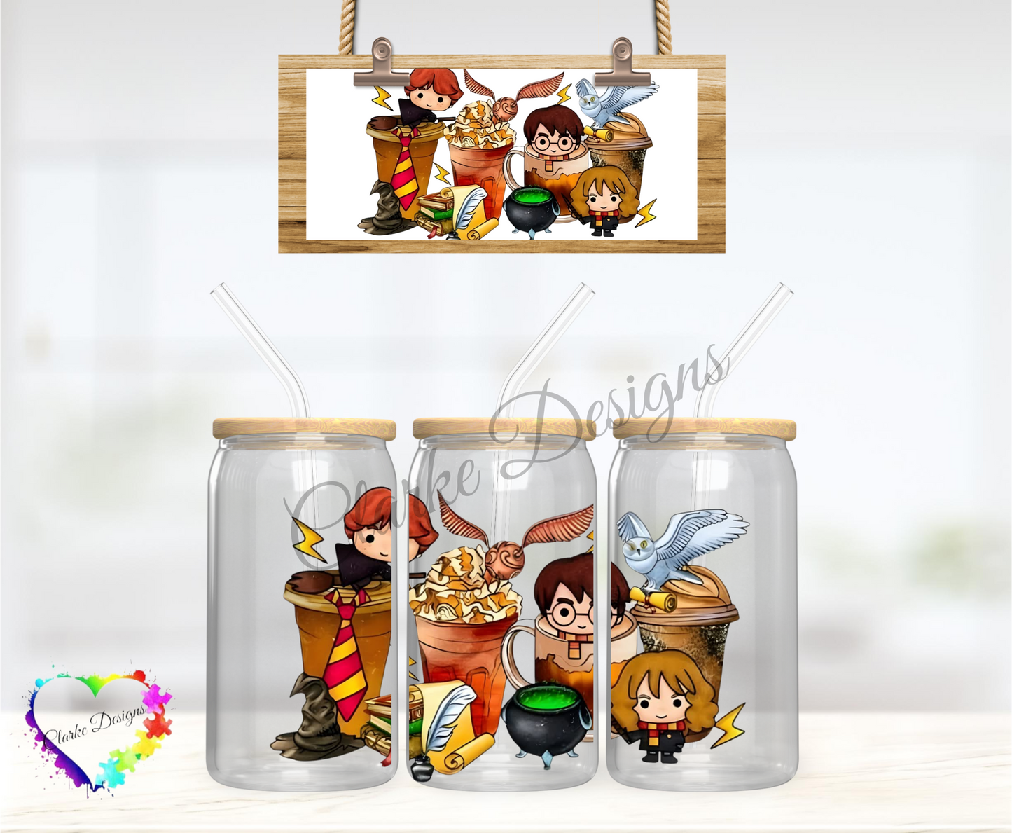 HP Cups - 16oz Libbey UV DTF Wrap