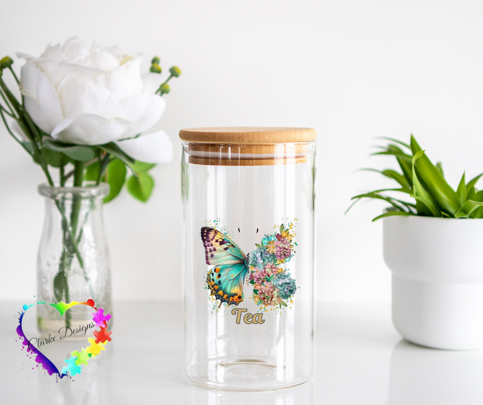 Butterfly Canister Decals