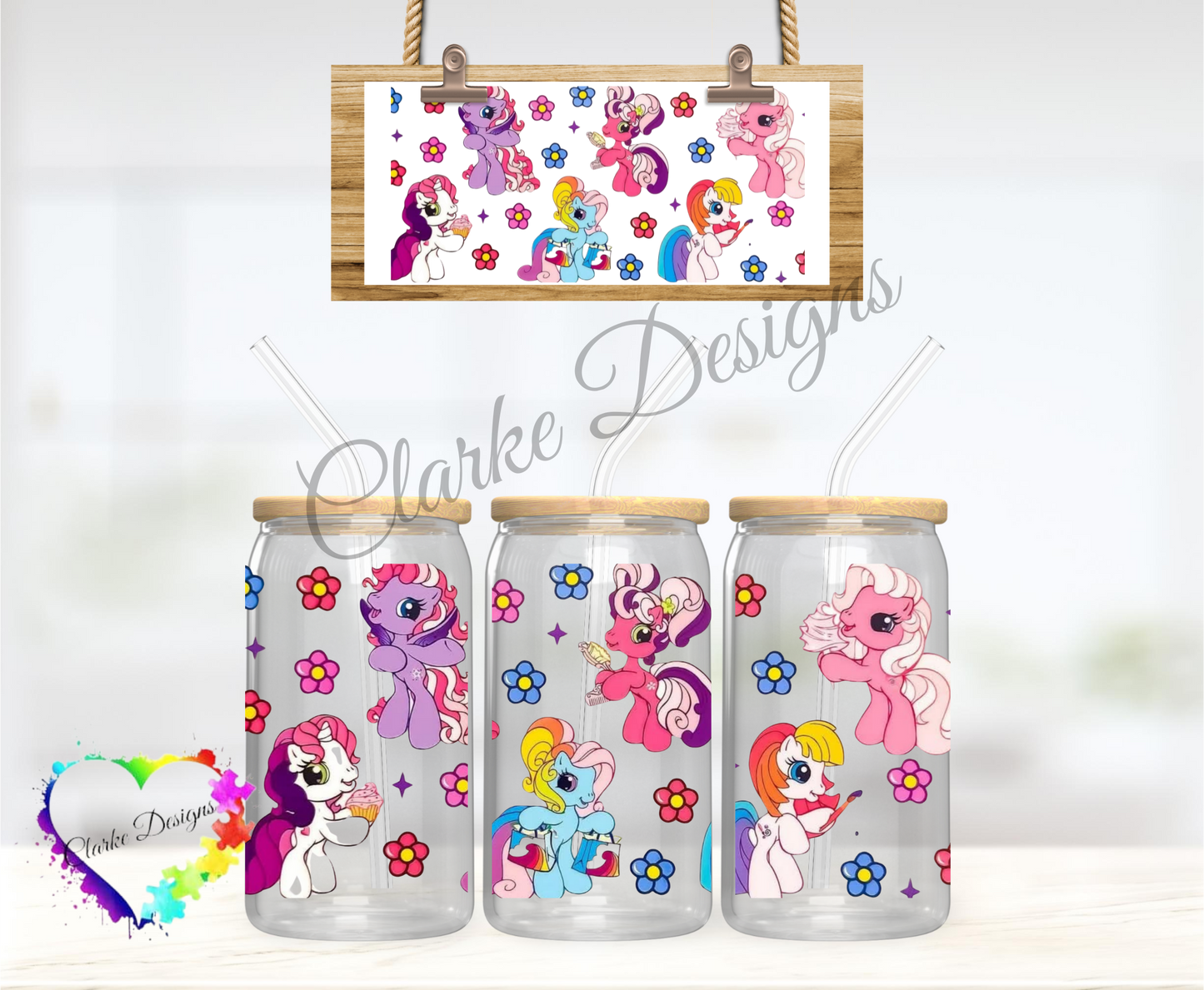 MLP - 16oz Libbey UV DTF Wrap