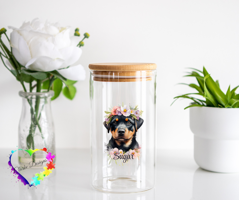 Rottweiler Canister Decals