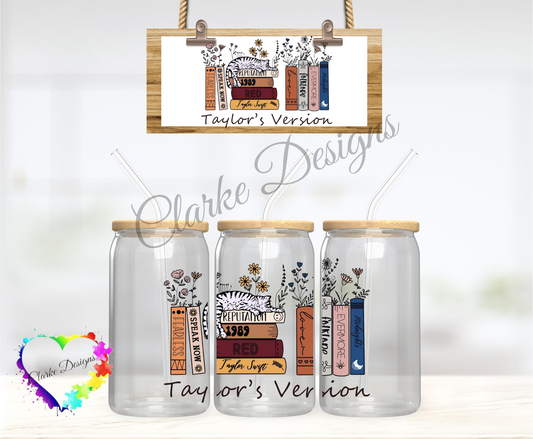 TV Books - 16oz Libbey UV DTF Wrap