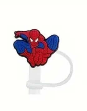 Spidey straw topper
