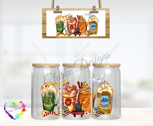 HP House Cups - 16oz Libbey UV DTF Wrap