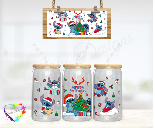 Merry Stitchmas - 16oz Libbey UV DTF Wrap