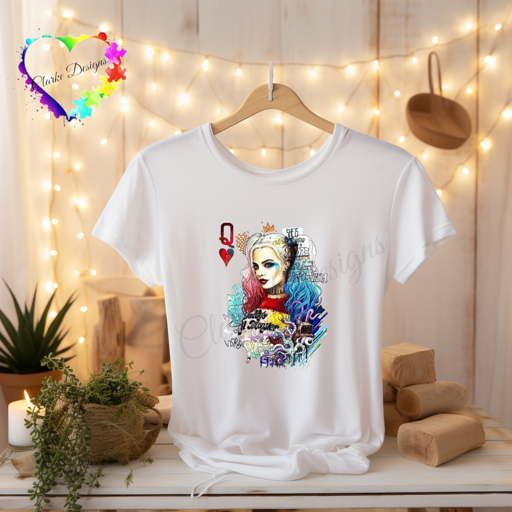 DTF Transfer - Queen of Hearts