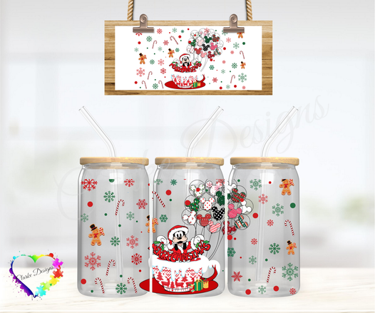 XMAS Goofy - 16oz Libbey UV DTF Wrap