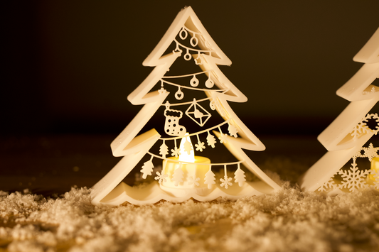 Tealight Christmas Trees