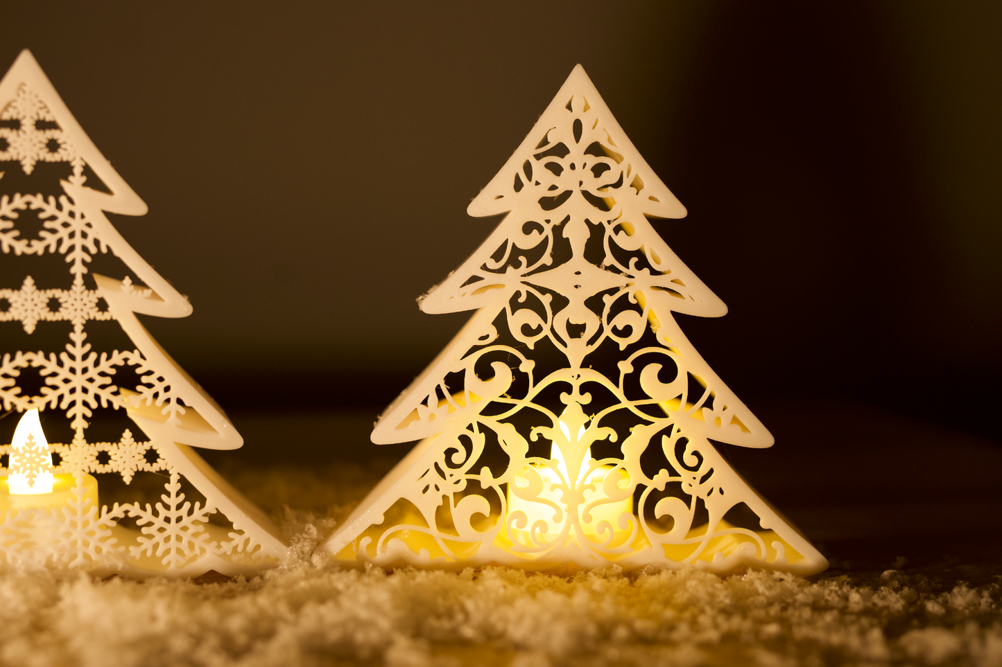 Tealight Christmas Trees