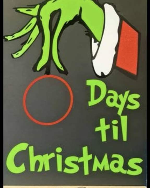 Christmas Countdown blackboards