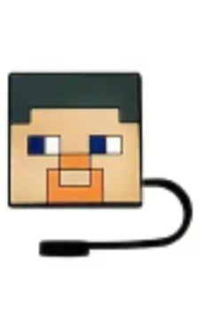 Minecraft straw topper