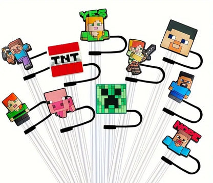Minecraft straw topper