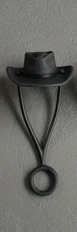 Cowboy hat straw topper