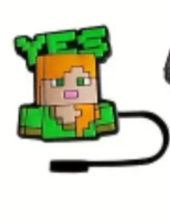 Minecraft straw topper
