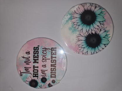 Ceramic coasters