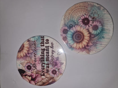 Ceramic coasters