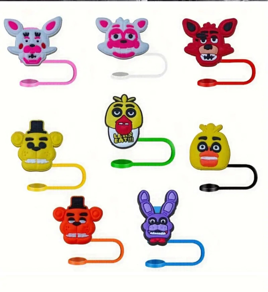 FNAF Straw Topper