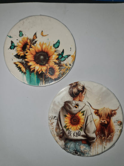 Ceramic coasters